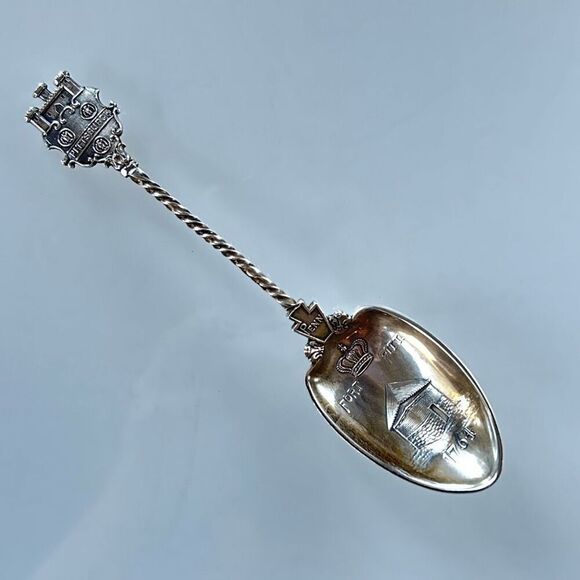 Pittsburgh Fort Pitt 1764 Sterling Silver Souvenir Spoon E. P. Robert’s & Sons T - Picture 1 of 8
